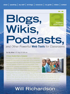 cover image of Blogs, Wikis, Podcasts, and Other Powerful Web Tools for Classrooms